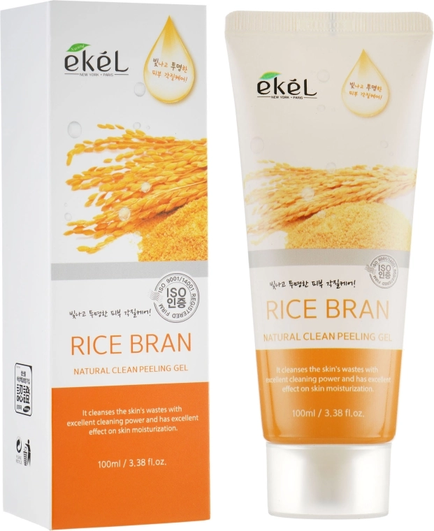 Ekel Пилинг-гель для лица "Рисовые отруби" Rice Bran Natural Clean Peeling Gel - фото N1