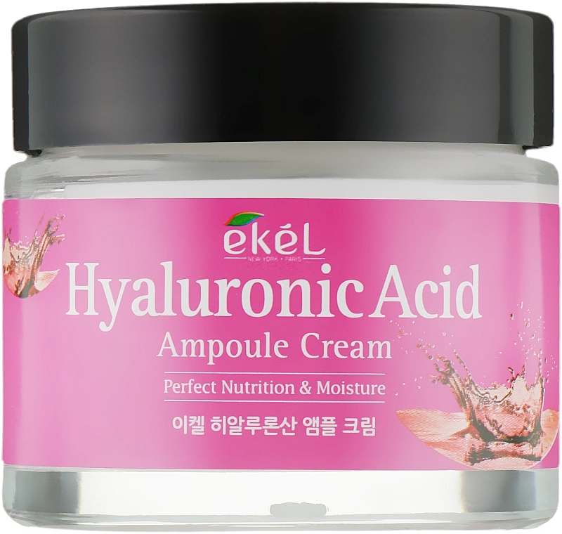 Ekel Ампульний крем для обличчя з гіалуроновою кислотою Hyaluronic Acid Ampule Cream - фото N2