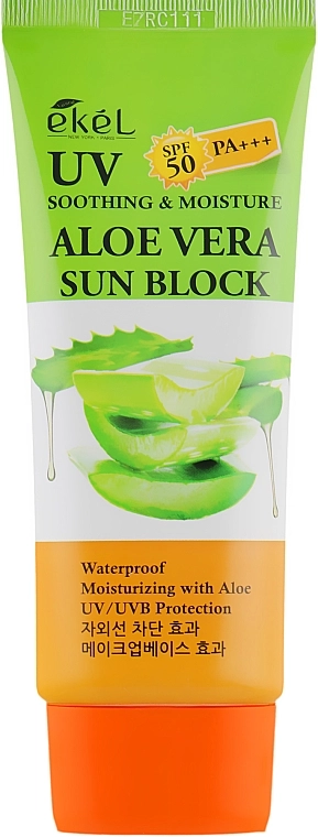 Ekel Сонцезахисний крем для обличчя з алое Uv Aloe Sun Block - фото N2