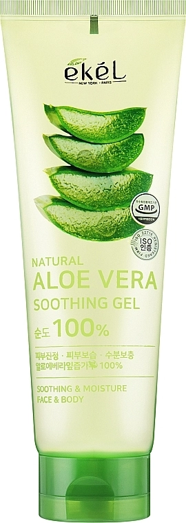 Ekel Універсальний зволожувальний гель з алое (туба) Natural Aloe Vera 100% Soothing Gel - фото N1