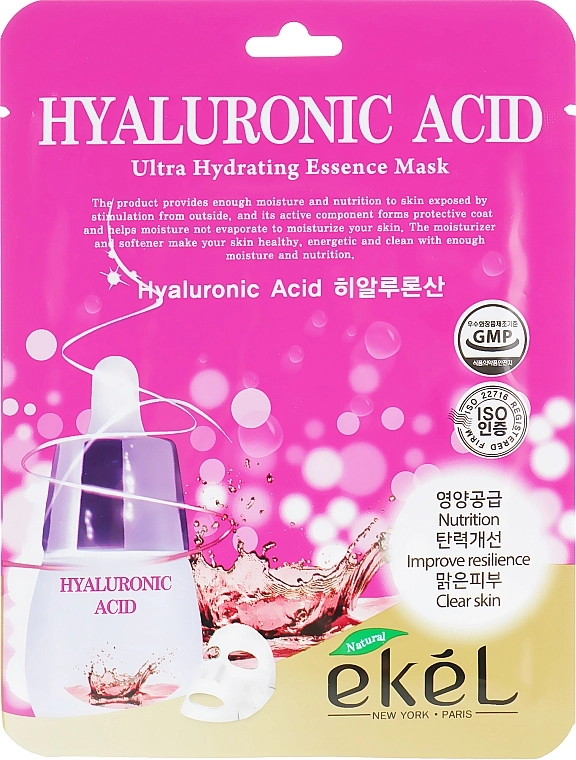 Ekel Тканинна маска з гіалуроновою кислотою Hyaluronic Acid - фото N1