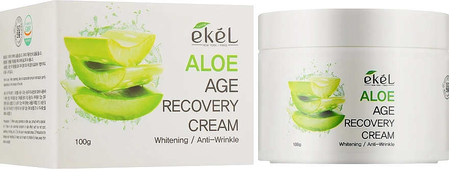 Ekel Крем для обличчя з екстрактом алое Age Recovery Cream Aloe - фото N2