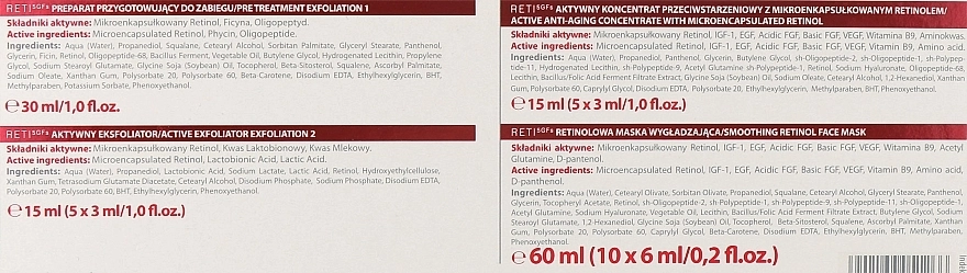 Bielenda Professional Цілорічна терапія "Реструктуризація та омолодження шкіри", 10 процедур RETI 5GFs - фото N3