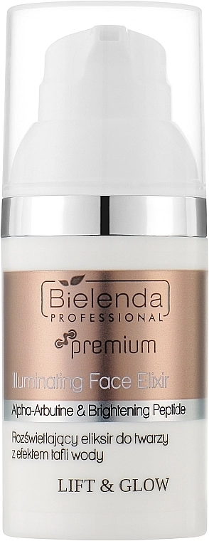 Bielenda Professional Еліксир для обличчя з ефектом водної гладі Lift & Glow Illuminating Face Elixir with Water Surface Effect - фото N1