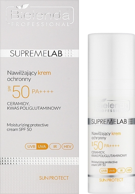 Bielenda Professional Увлажняющий солнцезащитный крем для лица Supremelab Sun Protect Moisturizing Protective Cream SPF 50 - фото N2