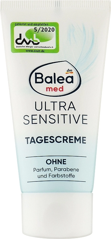 Balea Дневной крем для чувствительной кожи Med Ultra Sensitive Day Cream - фото N1