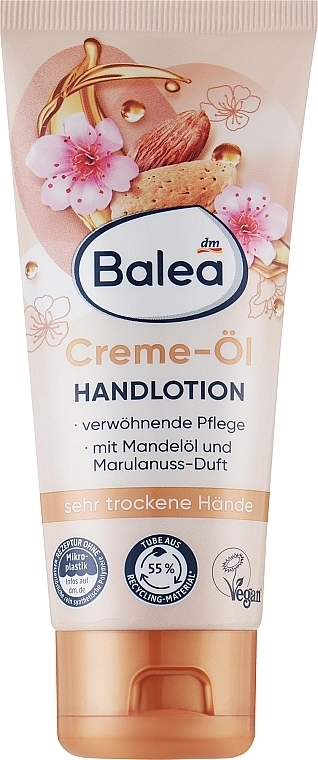 Balea Крем-лосьйон для рук з мигдалевою олією Creme-Ol Hand Lotion - фото N1