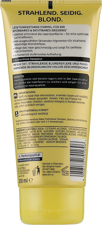 Balea Кондиціонер для волосся "Більше блонду" Professional More Blond Conditioner - фото N3