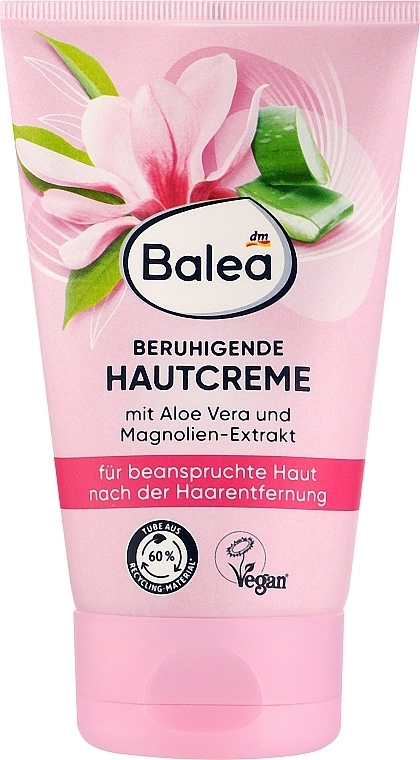 Balea Успокаивающий крем после бритья и эпиляции Aloe Vera & Magnolien Extrakt - фото N1