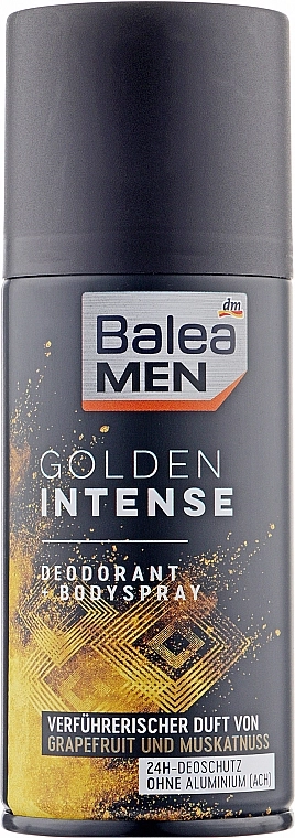 Balea Дезодорант-спрей для мужчин Men Golden Intense Deodorant - фото N1