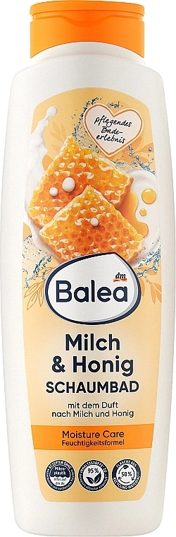 Balea Піна для ванни з молоком та медом Milk & Honey Bath Foam - фото N1