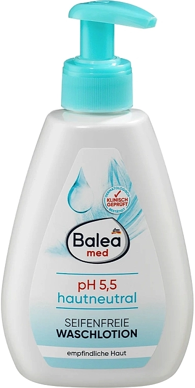 Balea Лосьйон для вмивання без мила, pH 5,5 Med Soap-Free Wash Lotion pH 5,5 - фото N1