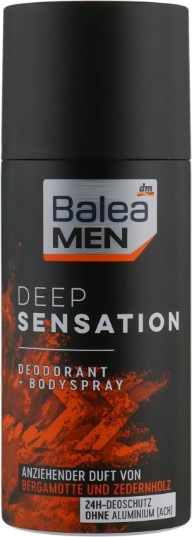 Balea Дезодорант-спрей "Глубокое Чувство" Men Deep Sensation Deodorant - фото N1