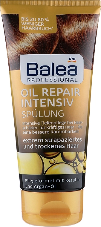 Balea Восстанавливающий интенсивный бальзам-ополаскиватель Oil Repair Intensiv Conditioner Balm - фото N2