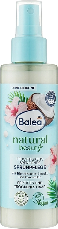 Balea Увлажняющий спрей для ухода за волосами Natural Beauty - фото N1