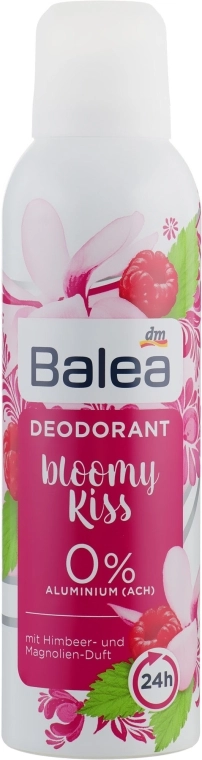 Balea Дезодорант-спрей з квітково-фруктовим ароматом Bloomy Kiss Deodorant - фото N1