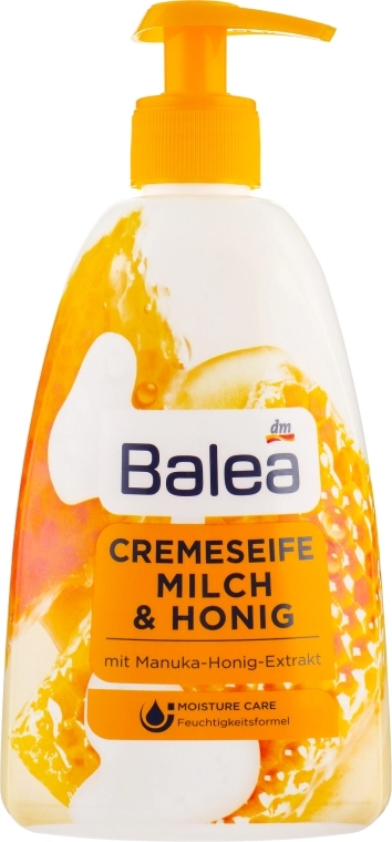 Balea Рідке крем-мило "Молоко & Мед" Creme Seife Milch & Honig - фото N1