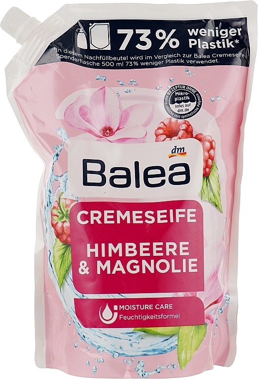 Balea Жидкое крем-мыло для рук с малиной и магнолией Raspberry & Magnolia Cream Soap - фото N1