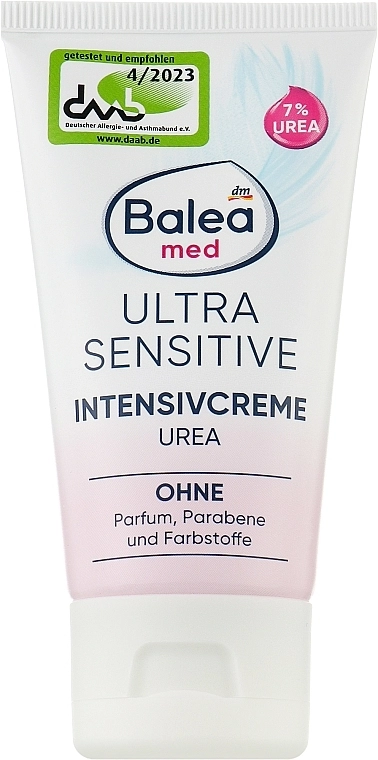 Balea Інтенсивний крем для обличчя із сечовиною Med Ultra Sensitive Intensive Cream 7% Urea - фото N1