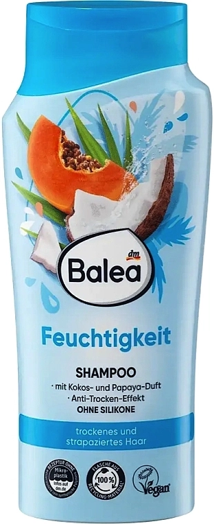 Balea Зволожувальний шампунь для волосся з кокосом Shampoo Feuchtigkeit - фото N1