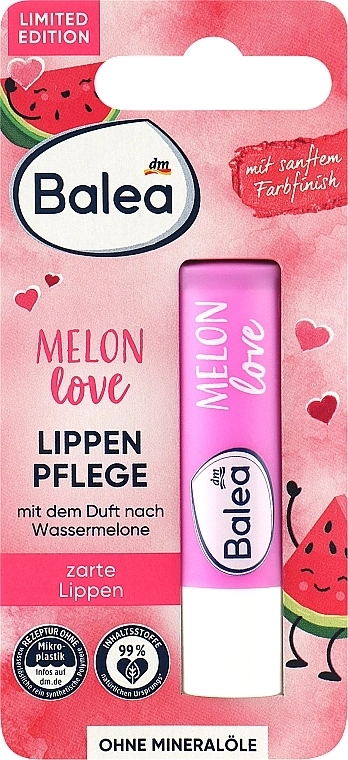 Balea Бальзам для губ Melon Love Lip Balm - фото N1