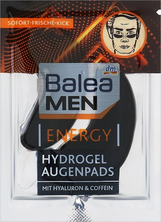 Balea Гідрогелеві патчі під очі Men Energy - фото N1