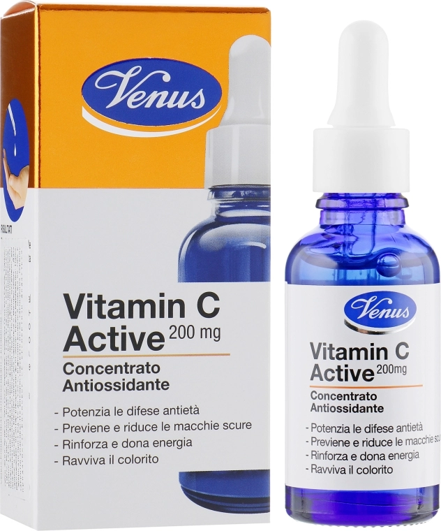 Venus Cosmetic Концентрат-антиоксидант для обличчя з вітаміном С Venus Vitamin C Active - фото N1