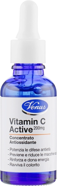 Venus Cosmetic Концентрат-антиоксидант для лица с витамином С Venus Vitamin C Active - фото N2