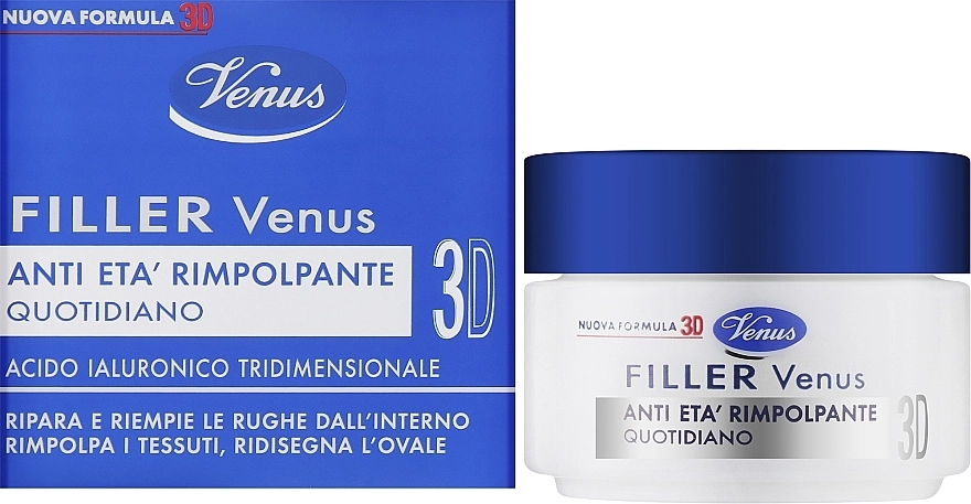 Venus Cosmetic Крем-филлер для лица Venus Filler Anti Eta Rimpolpante Quotidiano - фото N2