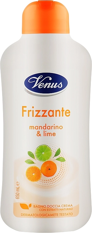 Venus Cosmetic Крем-гель для душу й ванни "Мандарин і лайм" Venus - фото N1