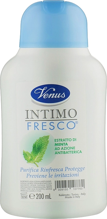 Venus Cosmetic Гель для інтимної гігієни "Свіжість м'яти й евкаліпта" Venus - фото N1