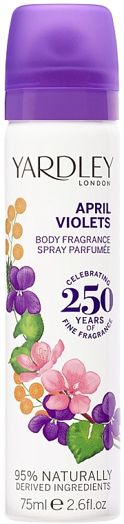 Yardley Дезодорант April Violets Body Spray - фото N1