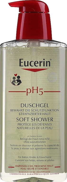 Eucerin Гель для душу pH5 Shower Gel - фото N3
