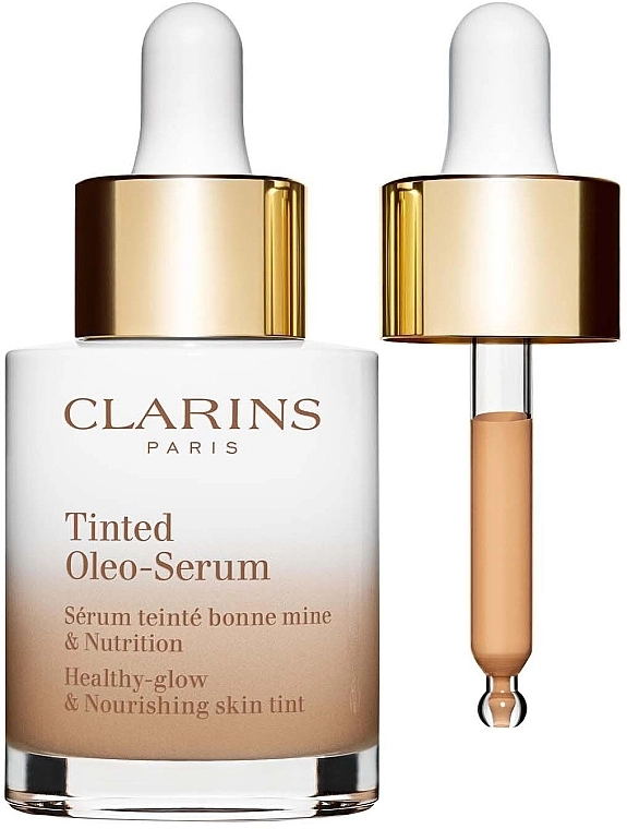 Clarins Відтінкова сироватка для обличчя Tinted Oleo-Serum Healthy-Glow And Nourishing Skin Tint - фото N1