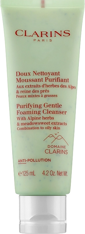 Clarins Очищающий пенящийся крем с альпийскими травами Purifying Gentle Foaming Cleanser With Alpine Herbs - фото N1