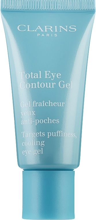 Охлаждающий гель для устранения следов усталости вокруг глаз - Clarins Total Eye Contour Gel, 20 мл - фото N2