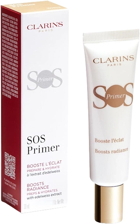 База под макияж - Clarins SOS Primer, White - фото N1