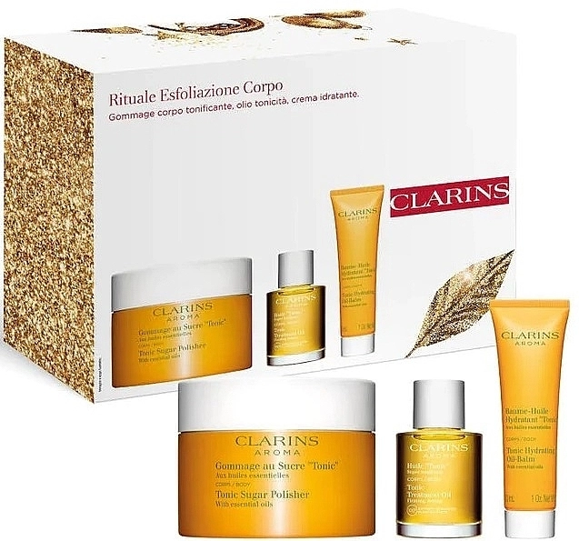 Clarins Набір Aroma (b/scr/250g + b/oil/30ml + b/balm/30ml) - фото N1