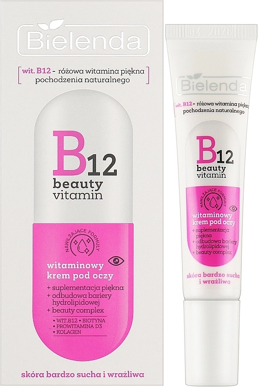 Bielenda Крем для глаз B12 Beauty Vitamin Eye Cream - фото N2