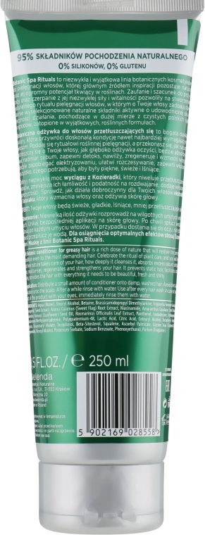 Bielenda Кондиционер "Пажитник + Аир" для жирных волос Botanic Spa Rituals Conditioner - фото N2