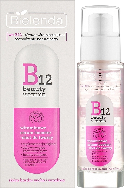 Bielenda Сироватка-бустер для обличчя B12 Beauty Vitamin Face Booster Serum - фото N2