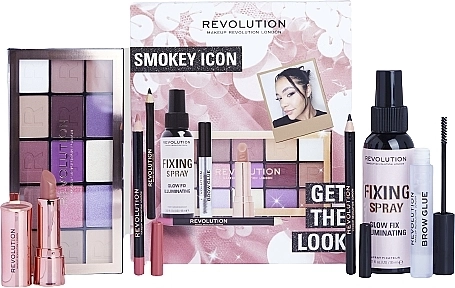 Makeup Revolution Get The Look Gift Set Smokey Icon Набор, 6 продуктов - фото N1
