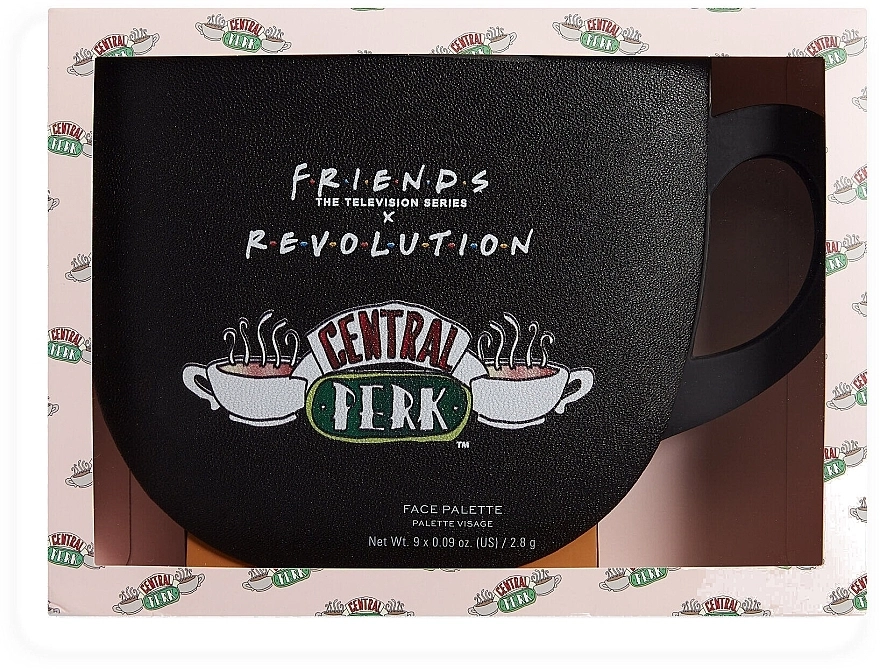 Makeup Revolution X Friends Grab a Cup Face Palette * УЦІНКА Палітра для макіяжу - фото N1