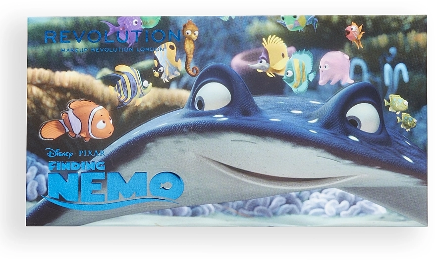 Makeup Revolution Disney & Pixar’s Finding Nemo Wake Up Bronzer And Highlighter Palette Палетка для контурингу обличчя - фото N5