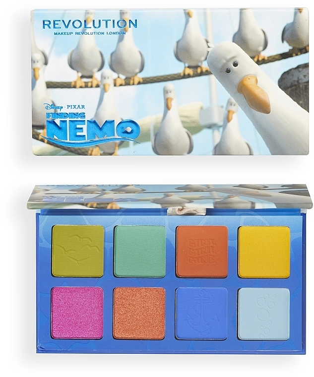 Makeup Revolution Disney & Pixar’s Finding Nemo Mine Shadow Palette Палетка теней для век - фото N1
