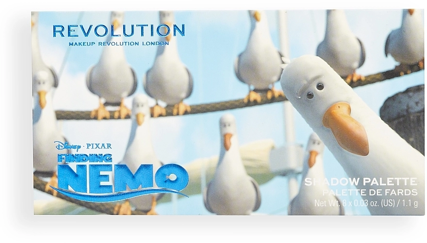 Makeup Revolution Disney & Pixar’s Finding Nemo Mine Shadow Palette Палетка тіней для повік - фото N6