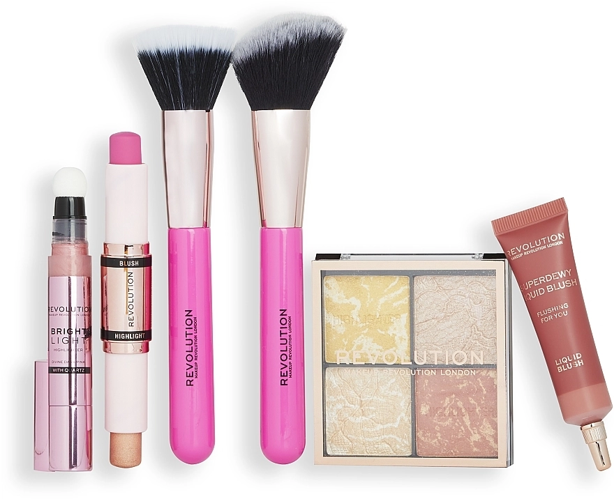 Makeup Revolution Набір, 6 продуктів Blush and Glow Set - фото N1