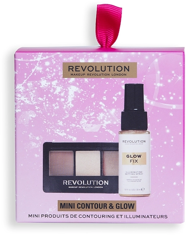 Makeup Revolution Mini Contour & Glow Gift Set Набор, 2 продукта - фото N1