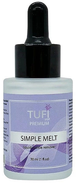 Tufi profi Ремувер для кутикулы, щелочной жидкий Simple Melt Cuticle Remover - фото N1