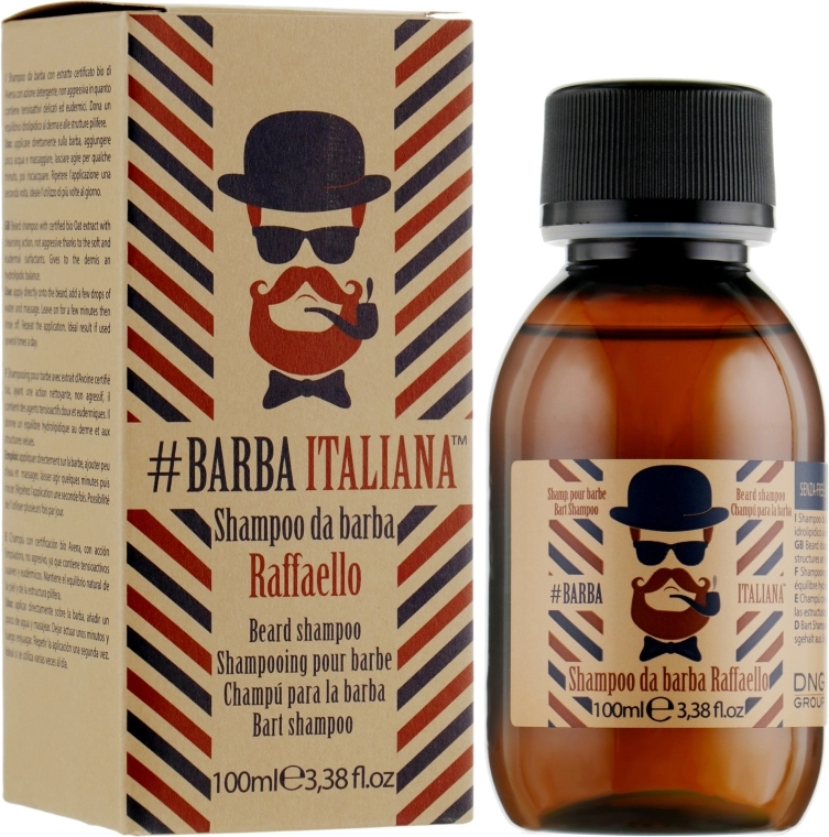 Barba Italiana Шампунь для бороды Raffaello Beard Shampoo - фото N2